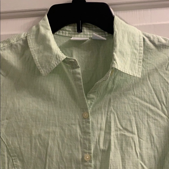 Button down green small induetime maternity small - Picture 2 of 3